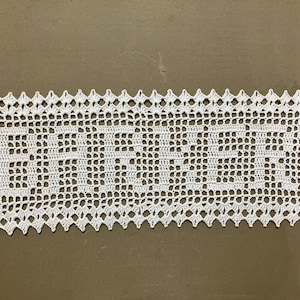 Personalized Crochet Name Doily, Handmade Heirloom Lace