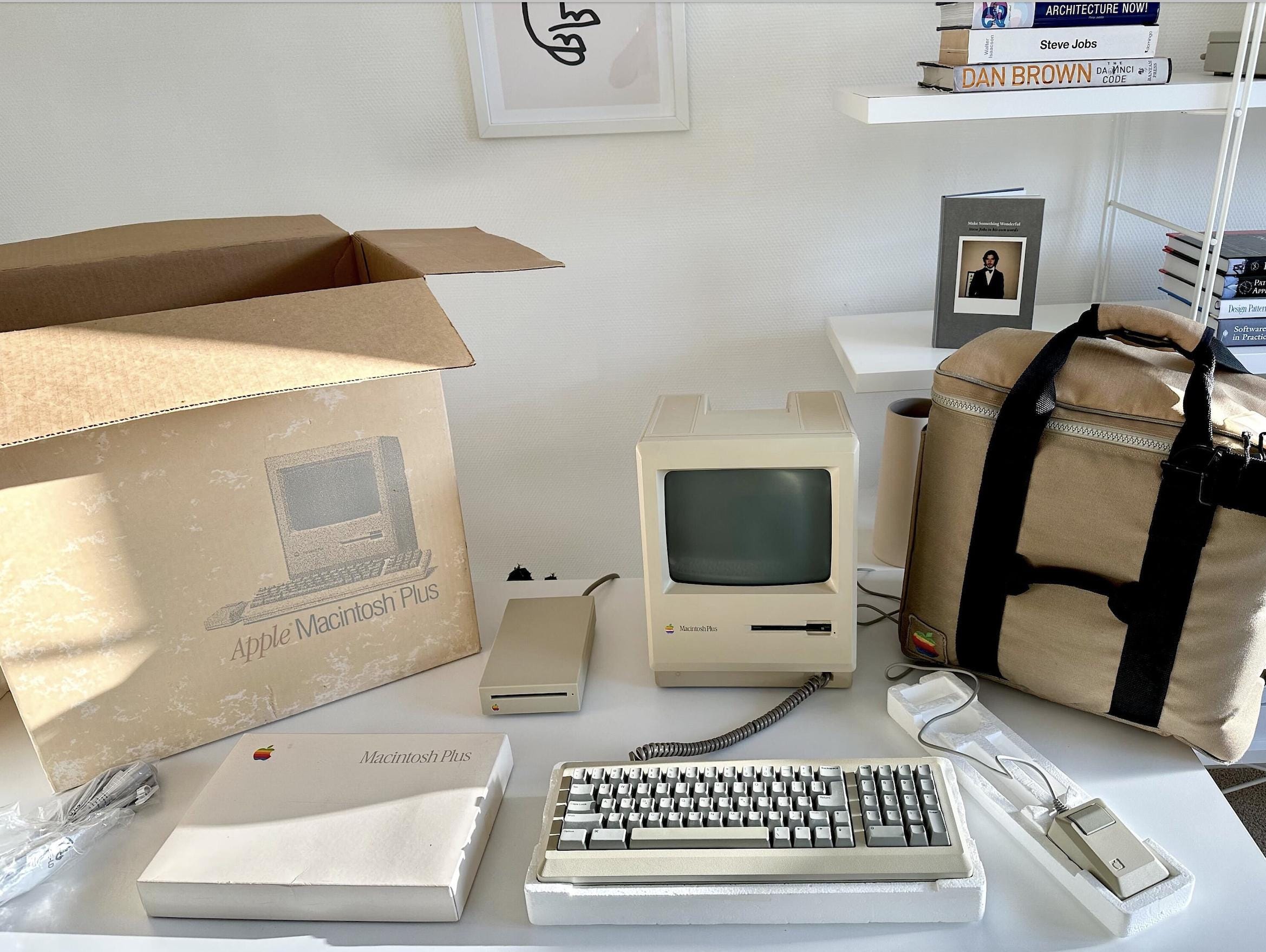 Apple Macintosh Plus With Original Box and Packaging - Etsy