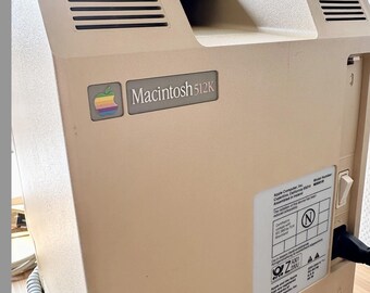 Vintage Apple Macintosh 512k - Etsy