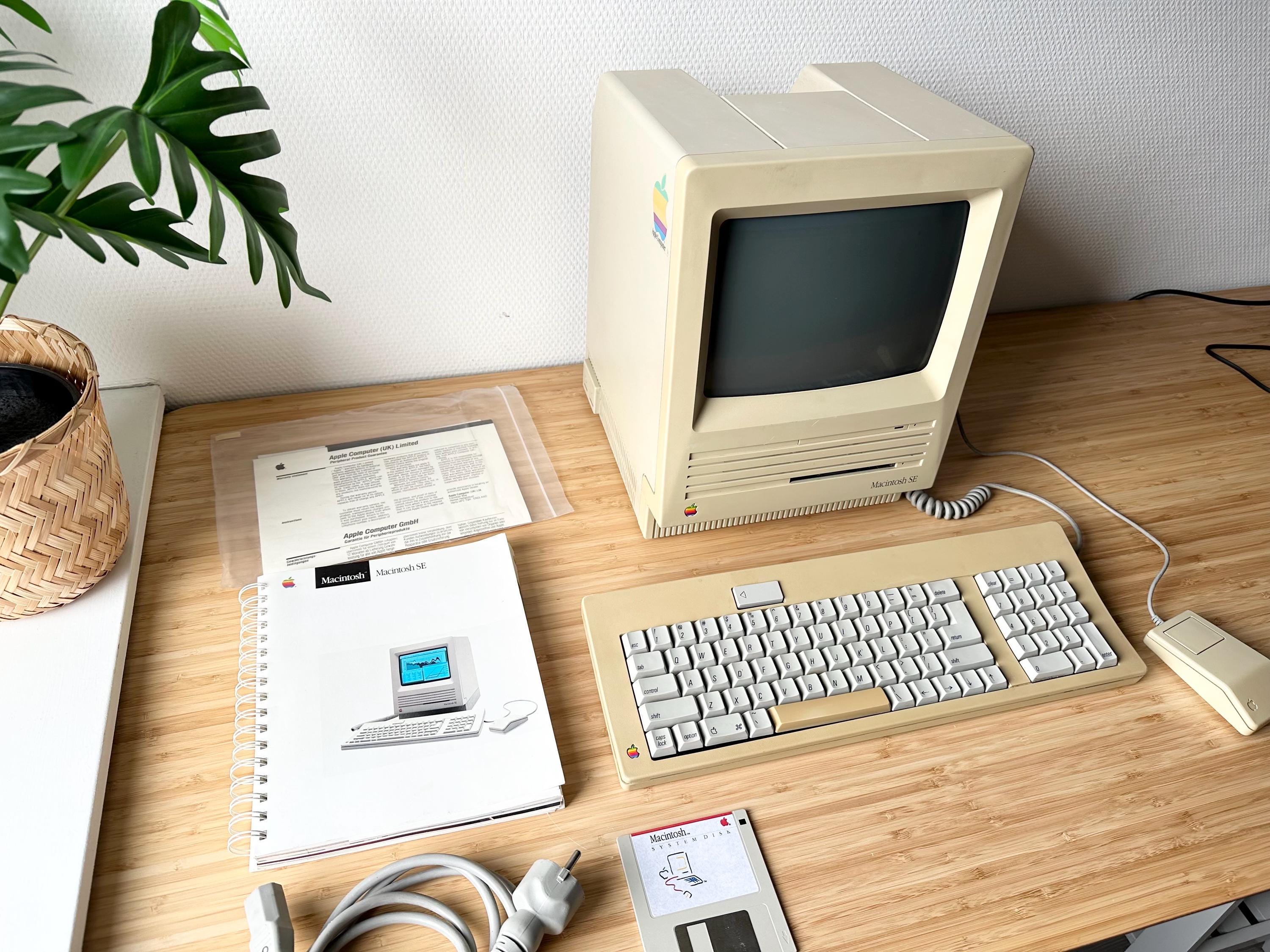 Computer Image 1987 Vintage Macintosh SE Computer - 1987 - Etsy