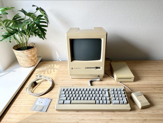 Vintage Apple Macintosh 512k - Etsy