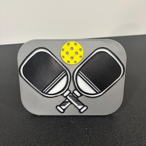 Pickleball Hitch Cover Plug  Pickleball Truck Hitch Accessory Sport Hitch Plug Big Hitch Pickleball Cover Outdoor Sport Hitch Plug