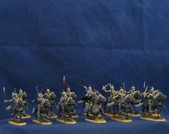 Painted Lord Soth's Charge Box Set, Advanced Dungeons & Dragons, Ral Partha TSR 25mm Metal Miniatures Lot of 13