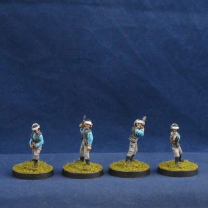 4 Painted Rebel Fleet Troopers, Classic Star Wars, Grenadier Models, 25mm Metal Miniatures