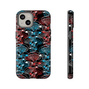 Mushroom Phone Case - Tough Cases, Colorful Mushroom Phonecase Iphone