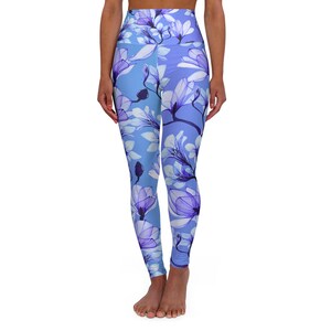 Blue For You High Waisted Yoga Leggings - Stylish Activewear for Fitness, Yoga, Pilates, Casual Wear, Spring Fashion