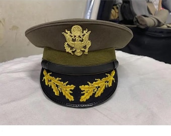 第二次世界大戦のアメリカ陸軍将校帽 - Etsy 日本