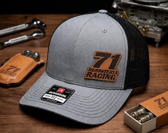 Custom Racing Hat, Personalized Race Name & Number Cap, Motocross Dirt Bike Trucker Hat, Custom Team Logo Gift for Racers