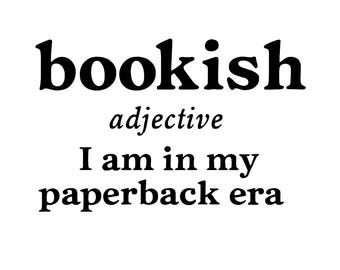 Bookish SVG Bundle: Reader, Book Addict Designs (Digital Download)
