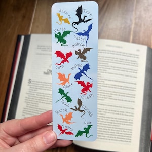 Fourth Wing themed bookmark