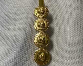 正規品 ヴィンテージ ヘアピン ヴェルサーチ ゴールド VTG メデューサ