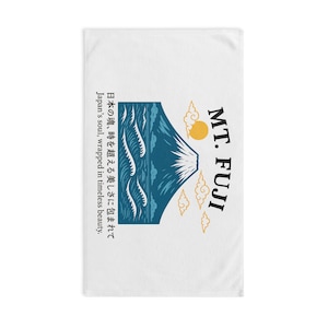 Japanese Onsen Towel –  Mt. Fuji Design, Japanese Bath Culture, Sento Souvenir, Gifts for Nature Lovers, Travel Souvenirs