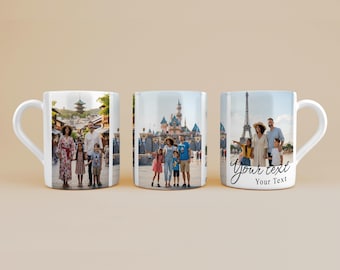 Personalised Family Photo Collage Mug – Custom Picture for Grandparents | UK Ceramic