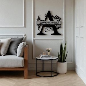 Custom Name Wall Decal – Alphabet Letter Vinyl Sticker for Living Room, Personalized Home Decor, Removable Wall Art