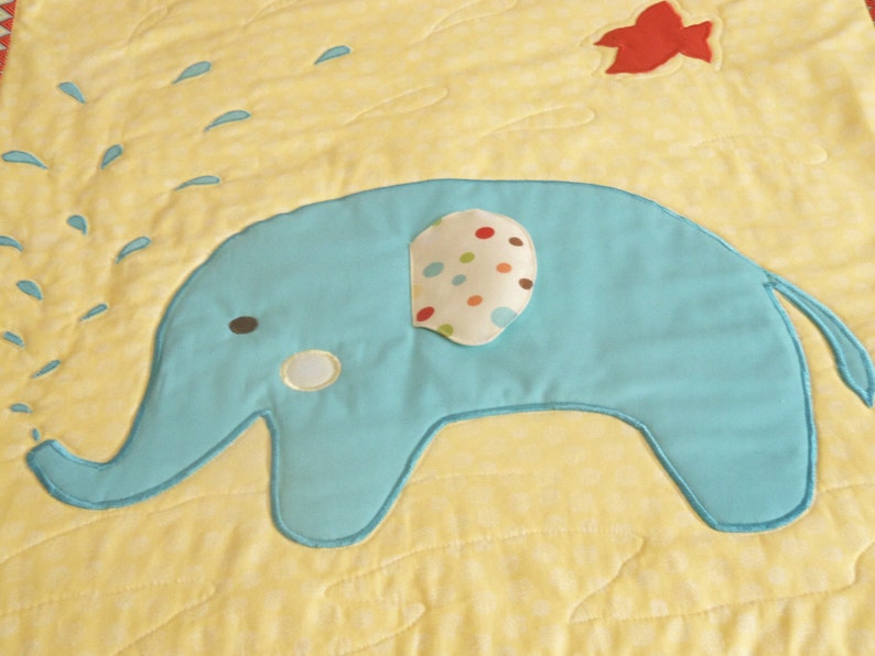 Little Elephant Baby Quilt