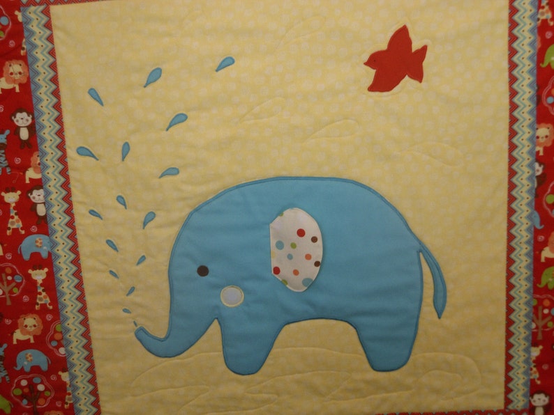 Little Elephant Baby Quilt