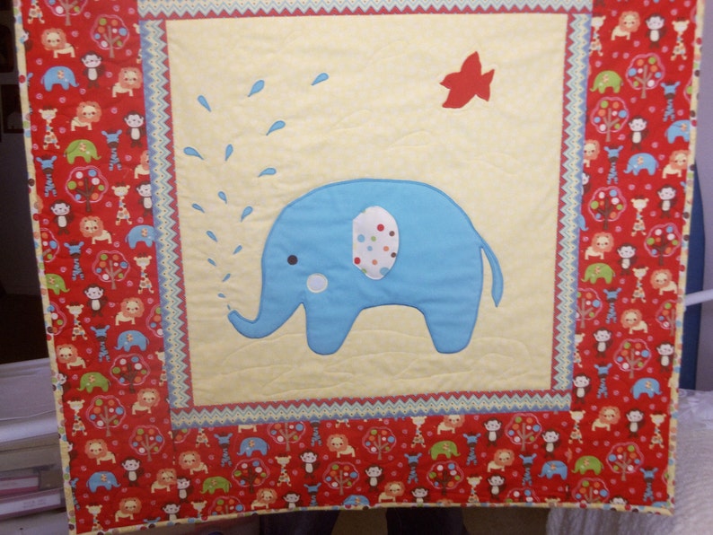 Little Elephant Baby Quilt