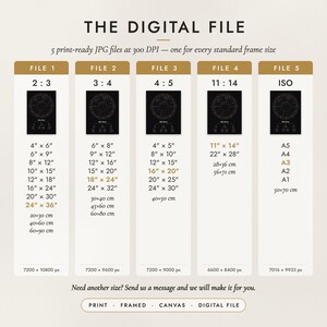The Digital File option: five print-ready JPG files in 2:3, 3:4, 4:5, 11:14 and ISO ratios at 300 DPI