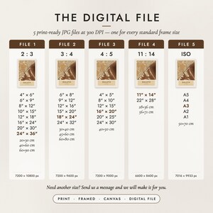 The Digital File option: five print-ready JPG files in 2:3, 3:4, 4:5, 11:14 and ISO ratios at 300 DPI