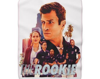 The Rookie Fanart Sherpa Fleece Throw Blanket | The Rookie Fanart Throw Blanket | The Rookie Fanart Blanket