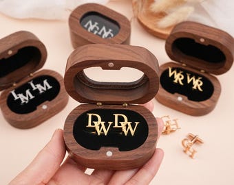 Custom Initial Cufflinks,Personalized Groomsmen Cufflinks,  Groomsmen Gifts, Groomsmen Proposal, Best Man Gifts, Wedding Cufflinks for Groom