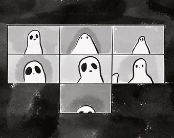 Ghosts of Meetings Past - A3 art print