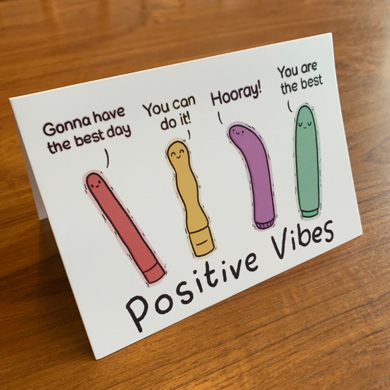 Positive Vibes  greetings card image 0