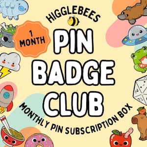 Pin Badge Club - Abbonamento di 1 mese (non ricorrente)