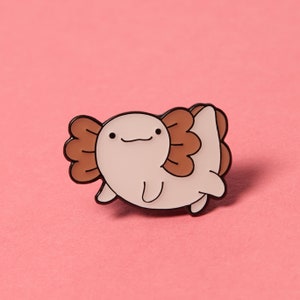 Axolotl - enamel pin