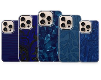 Marineblaue TPU-Telefonhülle - Minimalistisches, schützendes Design