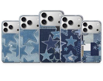 Denim Star Jeans Handyhülle - Y2K Streetwear Schutz