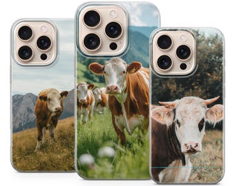 Cow Print Phone Case – Farm Animal, Cottagecore Style