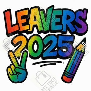 School leavers 2025 png