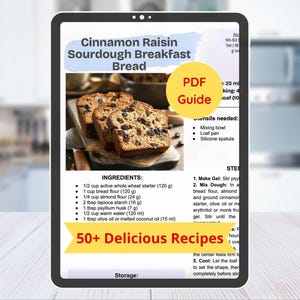 Complete Sourdough Starter and Baking eBook PDF – Beginner Sourdough Recipes for Bread, Pizza & More