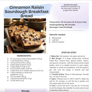 Sourdough Bread Made Simple – Baking Guide PDF with Starter, Bread, Pizza & Sweet Recipes | Bread Baking Recipe