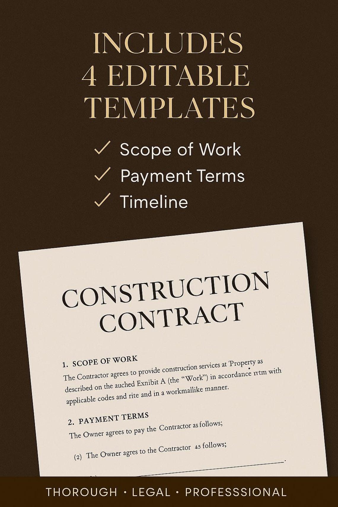 Photo inspiration: Fresh Look at Professional Construction Contract Templates
