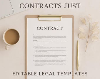 編集可能な弁護士作成契約書テンプレート｜中小企業向け法的合意書｜即時ダウンロード