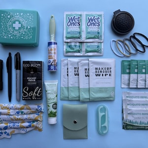 Travel Kit, Emergency Kit, Car Kit, Sweet 16, Bachelorette, Wedding, Birthday, Personal Care, Dorm Room, Camping Kit, Everyday Essentials