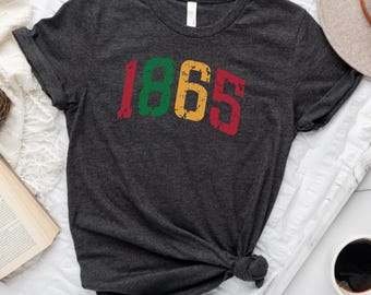 Retro Juneteenth Shirt June 19th 1865 Freedom Day T-Shirt, Black Heritage Gift, 1985 Freedom Graphic Tee