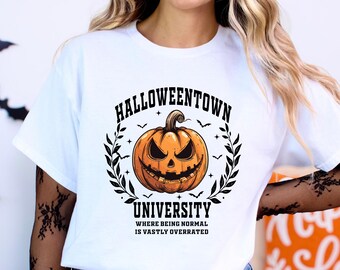 Halloween Town Sweatshirt, Halloweentown University Shirt, Vintage Halloween Crewneck, Pumpkin Sweatshirt, Halloween Movie Sweatshirt
