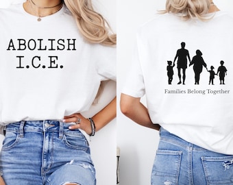 Abolish ICE Shirt, No Human Is Illegal Shirt, F*ck ICE Shirt, Human Rights Activist, Immigration Human Rights, F*ck Trump