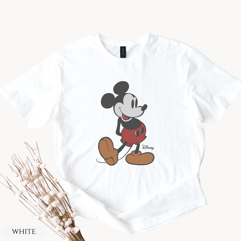 Sudadera vintage de Mickey Mouse de Disney, camiseta vintage de Mickey Mouse de Disney, sudadera de vacaciones de Disneyworld, suéter retro de Disney imagen 6