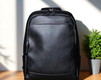 Leather Backpack, School Bag, Computer Bag, Fashion Travel Bag, Gift for Her, Him, Birthday Gift Backpack, Birthday Present