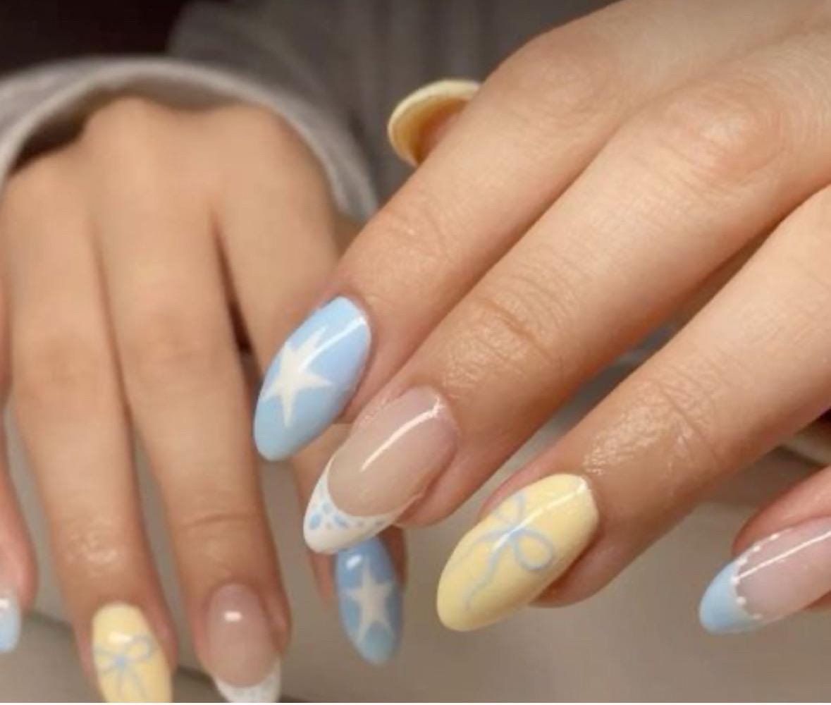 Summer press on nails