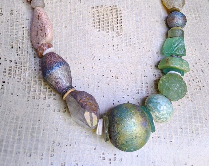 NEOLITHIC PROM Necklace # 2 - Eclectic Statement of Your Magical Powers