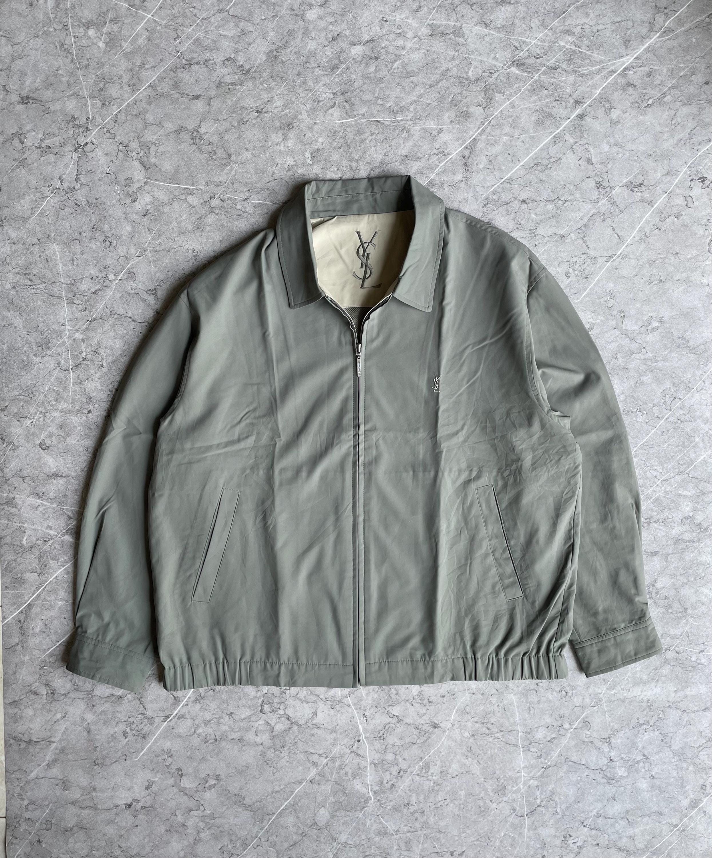 ジャケット・アウター Vintage Yves Saint Laurent knit jacket YVES SAINT LAURENT(イヴサンローラン) 90's lame no collar