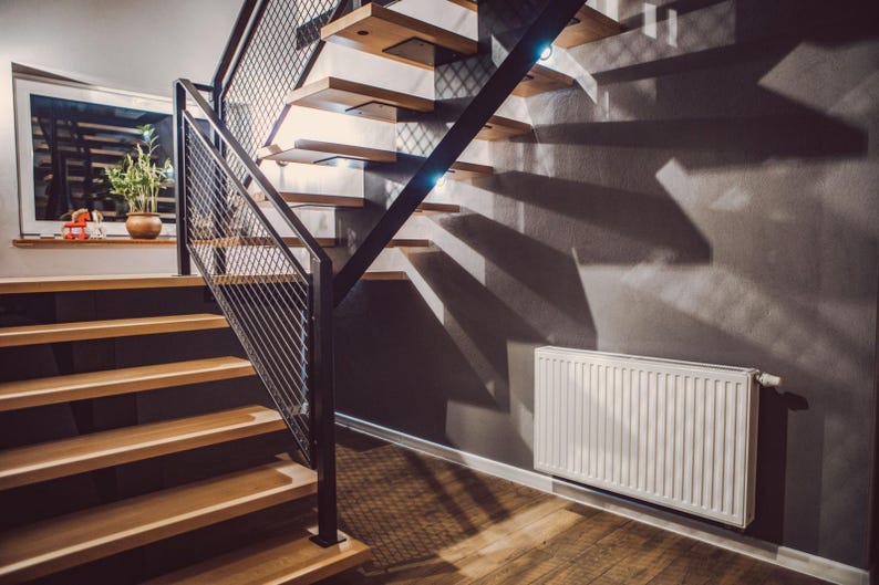 Custom-made Loft Stairs • Modern Steel and Wooden Stairs • Custom ...