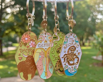 Regalos Despedida Amiga Llavero De Luna Y Sol, Llavero De Luna