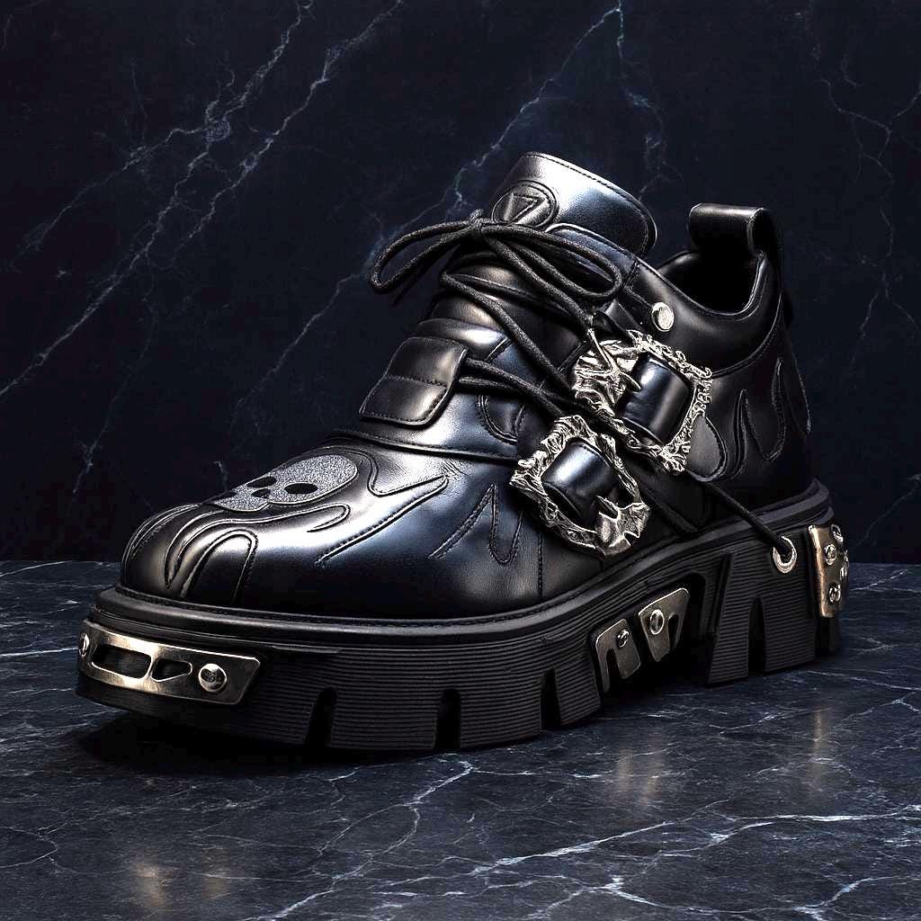 靴 00s vintage new rock 26.0 靴 00s vintage new rock 26.0 New Rock High Top 00s Boots Avant