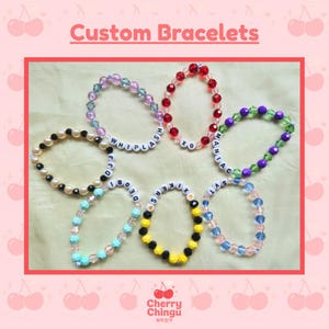 Handmade Custom Kpop Beaded Braclets
